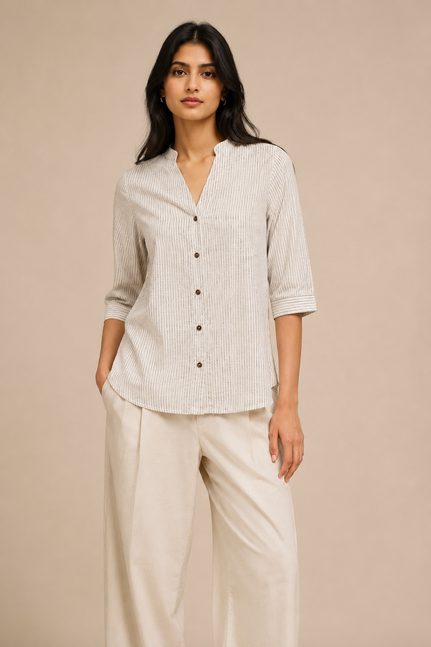 STRIP LINEN SHIRTS