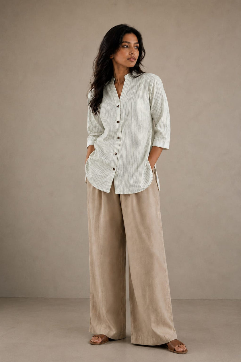 STRIP LINEN SHIRTS