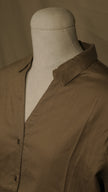 Open Neck Linen Shirt